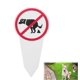 thumbnail image 1 of 2025 High-Quality Plug-In Signs Printed on Both Sides, kein Hundeklo, 29 x 14 cm, 3 mm Aluminium Dibond Sturdy Composite Panel with UV Protection, 1 of 5