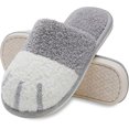 thumbnail image 1 of CHAO Zapatillas para mujeres y niñas, cómodas, cálidas, antideslizantes, zapatillas de espuma viscoelástica para exteriores, 1 of 5