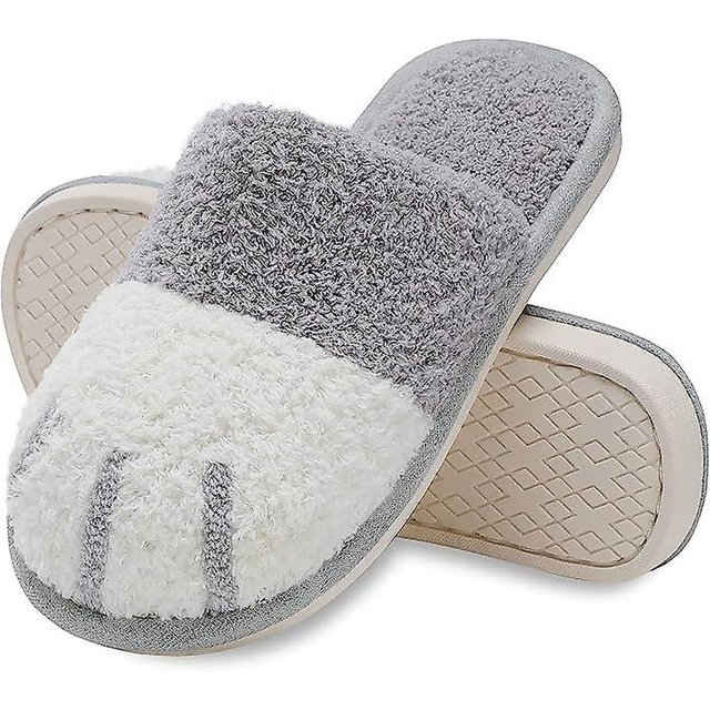 CHAO Zapatillas para mujeres y niñas, cómodas, cálidas, antideslizantes, zapatillas de espuma viscoelástica para exteriores