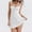 White, variant on TIANEK Dress for Women White Mini Dresses Color Elegant Sweet Lace Pleated High Waist Dress Sundress Juniors