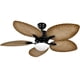 thumbnail image 1 of Ventilador de techo YITAHOME Tropical con luz LED de 132 cm con control remoto, 1 of 7