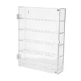 thumbnail image 4 of Yinanstore Display Case Holder Cabinet Acrylic 5 Rows Showcase Rack for Grandfathers Fathers Collector Gift Clear, 4 of 8