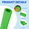 thumbnail image 3 of Uxcell Pipe Insulation Tube Foam, 11/16" ID x 1/4" Thick x 1.64ft Foam Pipe Cover Non-Slip Hollow Foam Tubing Guitar Air Conditioner Stand Fitness Equipment Handles, Green, 3 of 5