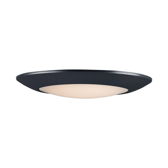 57932WTBK-Maxim Lighting-Diverse - 19W 1 LED Flush Mount-1.75 Inches Tall and 11 Inches Wide