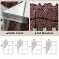 thumbnail image 5 of Swag Valance Curtains for Windows, Rugby Sport Light Filtering Kitchen Curtains with Rod Pocket, Usa Sport White Red Brown Ball Decorative Window Treatment Valances for Living Room, 36x36 - 2 PCS, 5 of 9