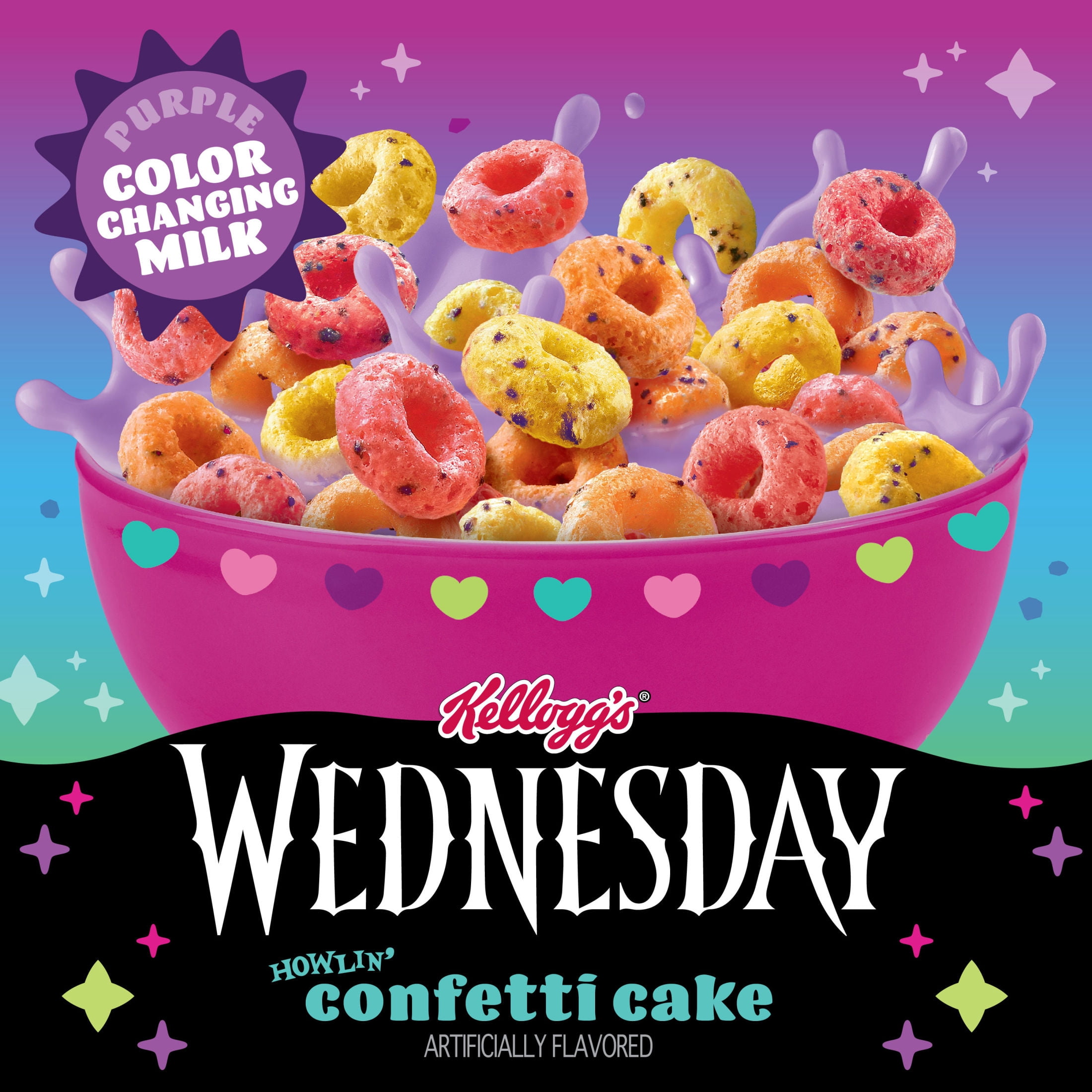 Kellogg's Howlin' Confetti Cake Cereal, Breakfast Food, 11.3 oz