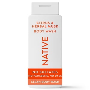 Native Body Wash, Sulfate Free, Citrus & Herbal Musk