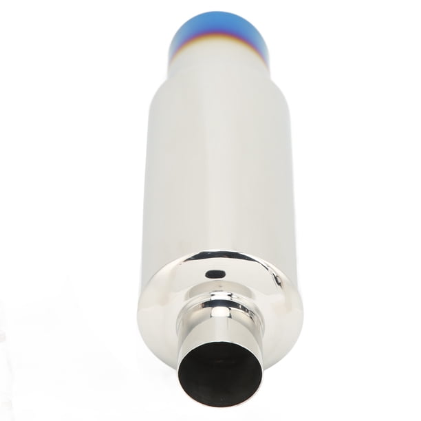 Muffler de Escape, Resonador de Escape de Acero inoxidable de 2 Pulgadas de 3 Pulgadas Profesional Para Automóvil