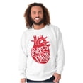 thumbnail image 5 of Powered By Plants Healthy Vegetarian Sweatshirt for Men or Women Brisco Brands X, 5 of 5
