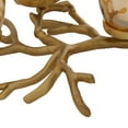 thumbnail image 6 of DecMode 5 Holder Gold Aluminum Metal Coral Candelabra, 6 of 12