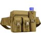 thumbnail image 1 of Riñonera Táctica Militar JAMW Impermeable con Bolsillo para Botella de Agua Marrón, 1 of 5