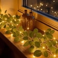 thumbnail image 6 of Valentine's Day decoration,Twinkling Tree Fairy Light Olive Vine,2m 20LED Fairy Lights Prelit - Battery Operated, Pre-lit Lighted Artificial Olive Garland, 6 of 10