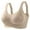 Beige, variant on BILIKEYU Women's Wireless Full Coverage Anti Sagging Bra, Jelly Bras for Women, Bras for Women, Wireless Bras for Women