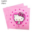 thumbnail image 3 of Caja de dulces portátil con diseño de Hello Kitty, color rosa, para fiestas de cumpleaños de niñas, suministros de decoración para el primer quinto cumpleaños, regalos para niños, adorno para tarta de, 3 of 5
