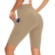 thumbnail image 1 of ICHUANYI Clearance Women's Sport Leggings High Waisted Yoga Workout Exercise For Casual Pocket Summer(Khaki, M) ICHUANYI WER2023081206682, 1 of 7