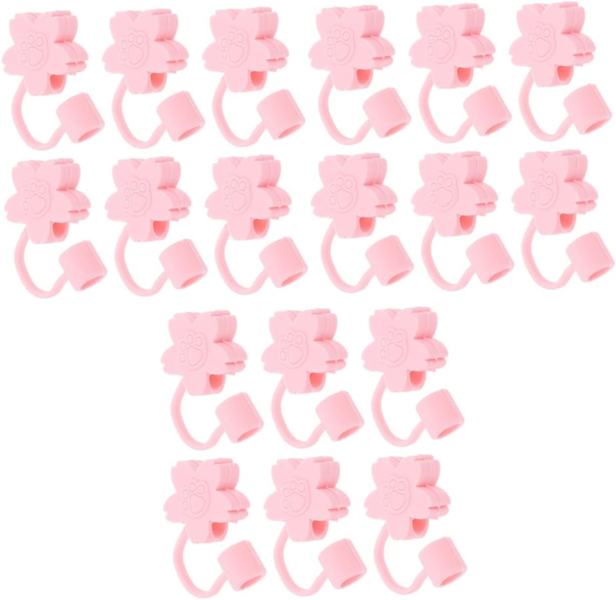 Silicone Tips for Stainless Steel Straws s 18 Pcs Straw Dust Cap