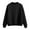 Black, variant on zbxnLI Girls Crewneck Sweatshirt Trendy Kids Oversized Solid Color Long Sleeve Pullover Tops 5-15 Years