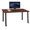 thumbnail image 6 of Regency Kee 66 x 24" Mobile Desk- Cherry Top/Black Legs, 6 of 8