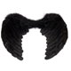 thumbnail image 2 of Accesorios disfraz con forma ángel para fotos, ideales para fiestas cumpleaños y festivales. XL Negro, 2 of 8