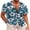 Green / White Floral, variant on COOFANDY Mens Hawaiian Shirts Short Sleeve Casual Button Down Tropical Beach Shirt