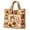 Design 2, variant on Fall Patchwork Quilted Tote Bag Polyester Large Capacity Party Home Storage Handbag