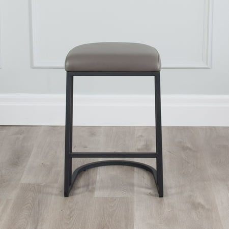 Dome Art Deco Faux Leather Metal Counter Stool Set Of 2 Canada Dome Art Deco Faux Leather Metal, Vanity Art Counter Stools