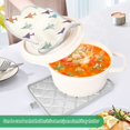 thumbnail image 3 of Yayeee Pot Holders Kitchen Heat Resistant with Pockets 7"x9.8" Cotton Oven Cooking Hot Pads, Colorful Cartoon Planes Pattern, 3 of 7