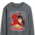 thumbnail image 3 of Marvel Spider-Man - Mary Jane Valentine - Men's Long Sleeve Graphic T-Shirt, 3 of 5