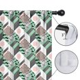 thumbnail image 4 of Blackout Kids Curtains,Green Pink Geometric Pattern Childrens Insulated Curtains Set Of 2,Bedroom Essentials,Toddler Room Decor 42"x63", 4 of 5