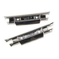Traxxas Bumpers Front And Rear Black Chrome, Revo 5335X
