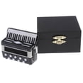 thumbnail image 1 of destyer Miniature Metal Accordion Instrument for 1/12 Dollhouse Decor ACCS Black, 1 of 9