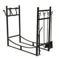 thumbnail image 3 of Cfowner 36" Firewood Rack, Outdoor Firewood Holder with Tools, Heavy Duty Log Rack for Fire Pit Patio Fireplace, 3 of 7