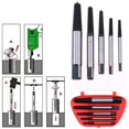 thumbnail image 2 of 5 Pack Alloy Steel Broken Bolt Damaged Screw Remover Extractor Drill Bits Easy Out Stud Reverse Tool, 2 of 9