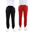 thumbnail image 3 of Men's Jogger Sweatpants With Zipper Pockets (2-Pack), 3 of 10