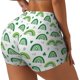thumbnail image 1 of Balery St. Patrick's Day rainbows Pantalones cortos de entrenamiento estampados para mujer, sin costuras, ajustados, para gimnasio, yoga, correr, deportes, ejercicio activo, fitness.-Large, 1 of 8