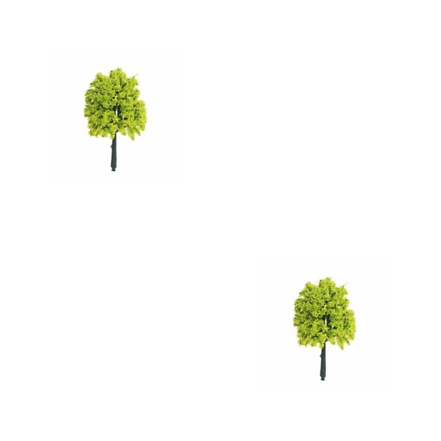 Matsuzay Paquete de 20 modelo árbol ferrocarril paisaje plástico planta artificial miniatura Type1 NO1