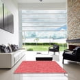 thumbnail image 6 of Ahgly Company Indoor Rectangle Patterned Ferrari Red Area Rugs, 6' x 9', 6 of 6