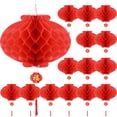 thumbnail image 1 of KAKOWELY Lanternes de Festival de Printemps 25 Pcs Lanternes de Festival de Printemps Pliables Lanternes en Papier Rouges Lanternes du Nouvel An 9.84"X9.84"X7.87 Pouces, 1 of 5