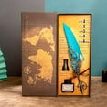 thumbnail image 1 of 1 Set Gift Box Quill Pen Calligraphy Pen And Ink Pen Set Antique Writing Quilting Ink, 1 of 5