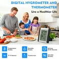 thumbnail image 2 of DAYBETTER Digital Hygrometer Thermometer with Large Display,  Instant Read Thermometer for Adults, Indoor Thermometer with Humidity Monitor for Bedroom, 2 of 7