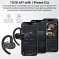 thumbnail image 6 of TOZO O2 Open Ear Bone Conduction Headphones, ORIGX Acoustic, DSP Noise Cancelling, 42H, Dual-Axis Multi-Angle Adjust, Crystal-Clear Calls, APP-EQ, Waterproof Sports Headphones for Running Workout Gym, 6 of 8