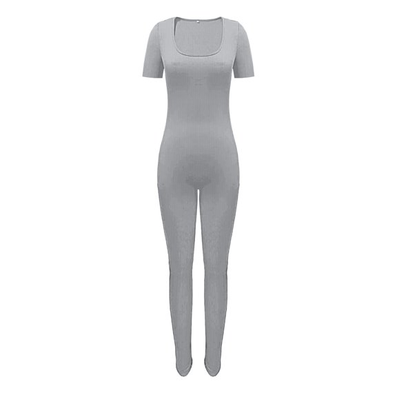 Vedolay Womens Jumpsuits Casual Women's Jumpsuit Floral Print V Neck Baggy Sleeve Waist Tie Double Layer Ruffle Hem Short Mini Dress Romper,GY1 XXL