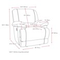thumbnail image 2 of CorLiving Plush Reclining Bonded Leather Sofa Set, 2 of 9