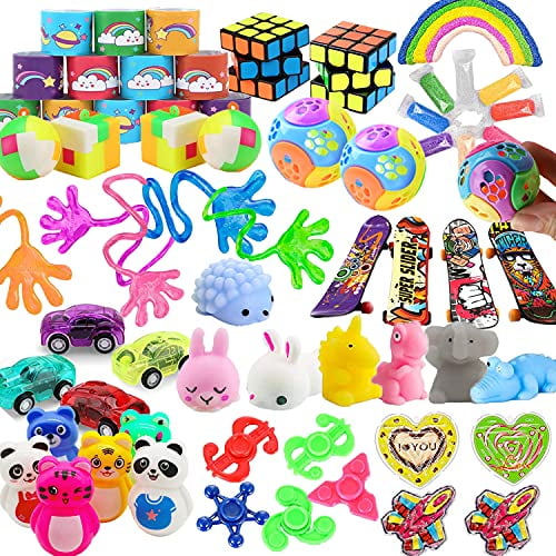 25 Assorted Keychains Fun Stocking Stuffers Party Favors Prizes Treasure Gifts 