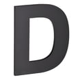 thumbnail image 1 of Unique Bargains 2.48 Inch 3D Self-Adhesive House Letter D for Hotel Mailbox Address, Matte Black, 1 of 5