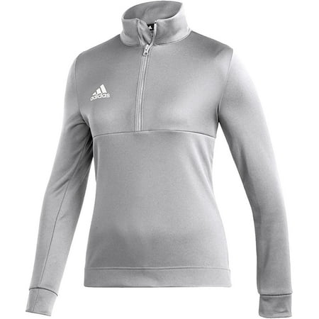 adidas Team Issue 1/4 Zip Top - Women's Training XS Grey/White