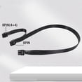 thumbnail image 3 of Heavy Duty 8pin To Double 8pin 4+4 CPU Power Cable 80cm Length For Advanced Gaming Rigs, 3 of 10