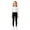 P29 Black, variant on Tfken Child Soft Comfy Pants School Daily Wear Leggings For Girls Stretch Pants High Waist Star Graphic Kids Casual Clothes Size 9-10 Years Black