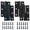 Black（Right Handed + Left Handed）, variant on 2 PCS Lift Off Hinge, Black Stainless Steel Detachable Hinges Right Handed Slip Joint, Small Cabinet Door Butt for Home Improvement/DIY Enthusiasts