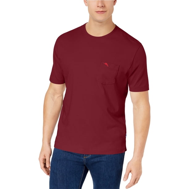 Tommy Bahama - Camiseta básica para hombre, color rojo, pequeña